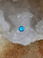 Load image into Gallery viewer, Swiss Blue Topaz 3.05 CT Aqua Blue Round

