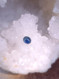 Montana Sapphire 4.27 CT Medium Blue with Cornflower Blue Nimbus Cabochon Cut