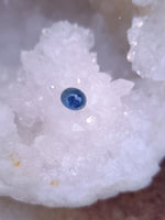 Load image into Gallery viewer, Montana Sapphire 4.27 CT Medium Blue with Cornflower Blue Nimbus Cabochon Cut
