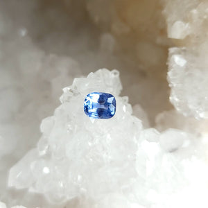 Madagascar Sapphire 2.06 CT Cushion Cut Periwinkle Blue