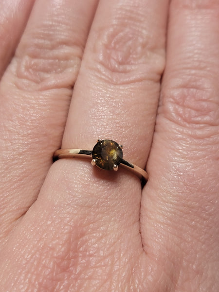 Half Moon Nail Ring | Mure + Grand Gold