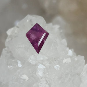 Umba Sapphire 1.15 CT Rich Pink with Lavender Nimbus Kite Cut