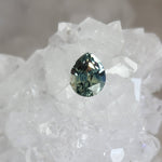 Load image into Gallery viewer, Montana Sapphire .85 CT Blue Green Yellow Pear Cut
