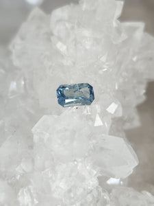 Montana Sapphire .66 CT Icy Blue Scissor Cut