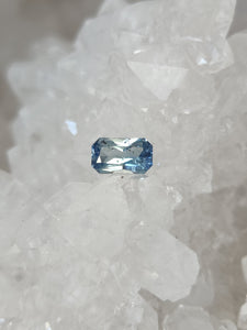 Montana Sapphire .66 CT Icy Blue Scissor Cut