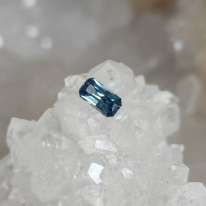 Montana Sapphire .59 CT Blue to Blue Green Scissor Cut