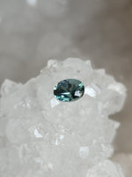 Load image into Gallery viewer, Montana Sapphire .94 CT Blue Grey Green Oval Cut
