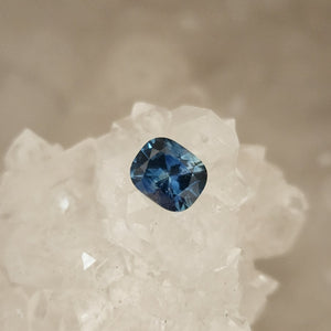 Montana Sapphire .95 CT Rich Blue Antique Cushion Cut