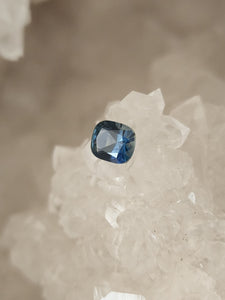 Montana Sapphire .95 CT Rich Blue Antique Cushion Cut