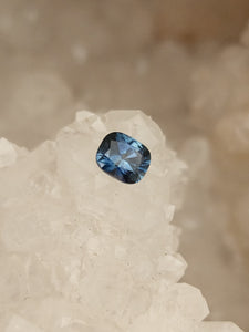 Montana Sapphire .95 CT Rich Blue Antique Cushion Cut