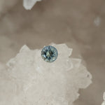 Load image into Gallery viewer, Montana Sapphire .87 CT Parti with Seafoam Green Round Cut
