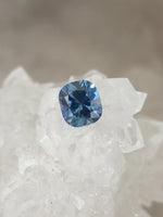 Load image into Gallery viewer, Montana Sapphire .79 CT Medium Blue Aqua Antique Cushion Cut
