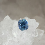 Load image into Gallery viewer, Montana Sapphire .79 CT Medium Blue Aqua Antique Cushion Cut
