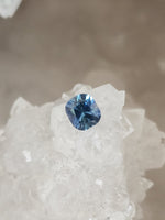 Load image into Gallery viewer, Montana Sapphire .79 CT Medium Blue Aqua Antique Cushion Cut
