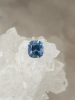 Load image into Gallery viewer, Montana Sapphire .79 CT Medium Blue Aqua Antique Cushion Cut
