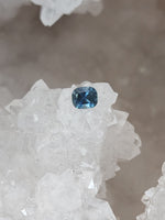 Load image into Gallery viewer, Montana Sapphire .78 CT Color Change Medium Blue Green Antique Cushion Cut
