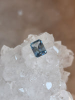 Load image into Gallery viewer, Montana Sapphire .68 CT Medium Blue Radiant Cut
