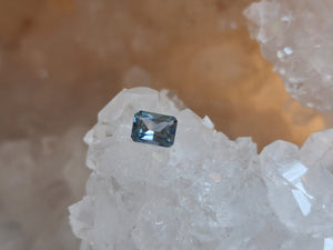 Montana Sapphire .68 CT Medium Blue Radiant Cut