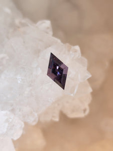 Spinel .69 CT Rich Purple Lozenge Cut