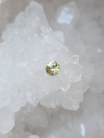 Load image into Gallery viewer, Montana Sapphire .50 CT Amber Green Round Cut
