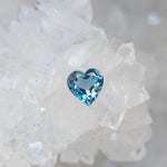 Load image into Gallery viewer, Swiss Blue Topaz .54 CT Electric Blue Heart Cut
