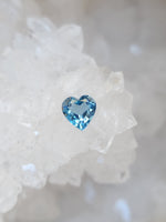 Load image into Gallery viewer, Swiss Blue Topaz .54 CT Electric Blue Heart Cut
