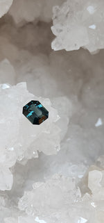 Load image into Gallery viewer, Madagascar Sapphire 2.62 CT Teal Octagonal Step Cut

