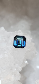 Load image into Gallery viewer, Madagascar Sapphire 2.08 CT Greenish Blue Octagonal Step Cut
