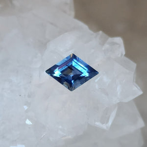 Montana Sapphire .43 CT Medium Blue Lozenge Cut