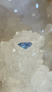 Montana Sapphire .86 CT Light Baby Blue to Lavender Kite Cut