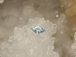Load image into Gallery viewer, Montana Sapphire .46 CT White Blue Silver Lozenge Cut
