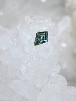 Load image into Gallery viewer, Montana Sapphire .52 CT Blue Green Kite Cut
