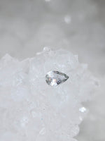 Load image into Gallery viewer, Montana Sapphire .42 CT White Grey Blue Pear Cut
