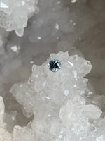 Load image into Gallery viewer, Montana Sapphire .90 CT Light Blue to Grey Color Change Round Cut
