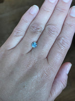 Load image into Gallery viewer, Montana Sapphire 1.28 CT Very Light Blue Round cut
