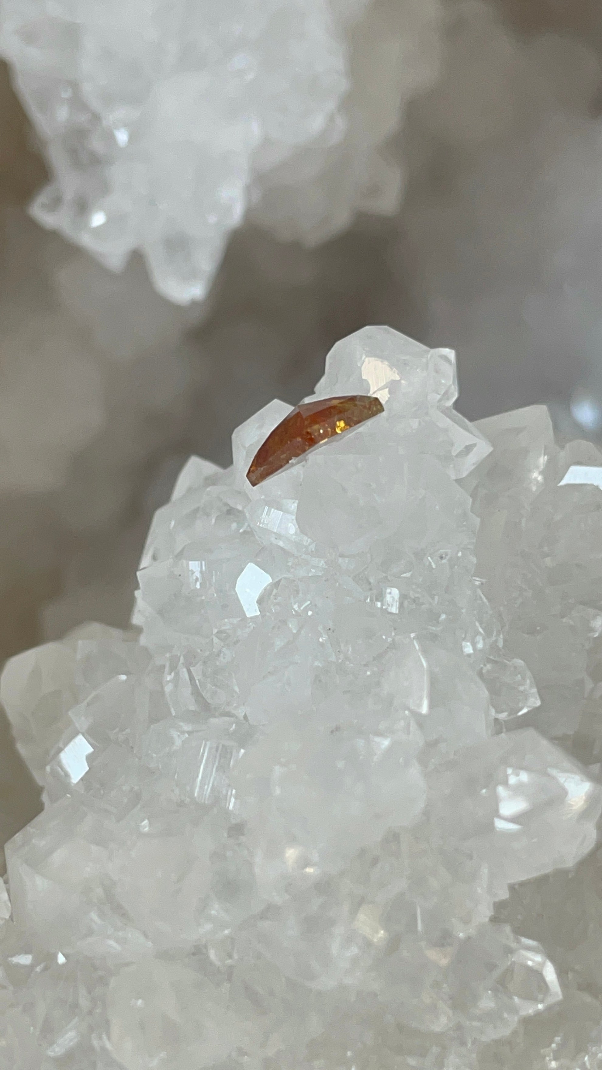 Diamond .82 CT Rusty Salt and Pepper Diamond-Flat Bottom Cut