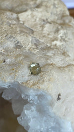 Load image into Gallery viewer, Montana Sapphire 1.18 CT Color Change Chardonnay and Silver to Amber Brilliant Hexagon Cut
