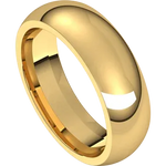 Load image into Gallery viewer, Classic 6mm band in 14K Gold (Yellow, White, Rose)
