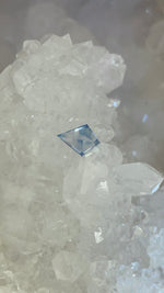 Load image into Gallery viewer, Montana Sapphire .86 CT Light Baby Blue to Lavender Kite Cut
