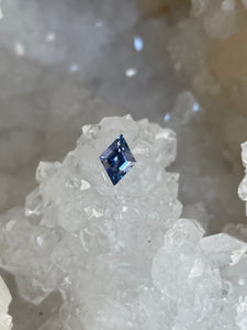 Umba Sapphire 1.01 CT Blue Purple Lozenge Cut