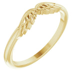 Load image into Gallery viewer, Angel Wings Stackable Ring - 14k Gold
