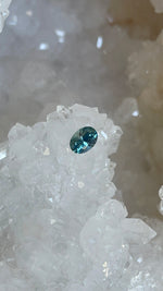 Load image into Gallery viewer, Montana Sapphire .97 CT Teal Oval Cut
