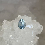 Load image into Gallery viewer, Montana Sapphire .96 CT Silvery Light Blue Pear Cut
