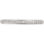 Load image into Gallery viewer, Diamond Wedding Band 14K White Gold
