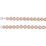 Load image into Gallery viewer, Necklace - Pink Cultured Freshwater Pearls with Sterling Silver Clasp 18&quot;
