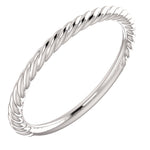 Load image into Gallery viewer, Jacqueline 4-Prong  Solitaire Rope Setting
