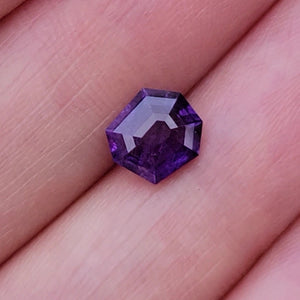 Umba Sapphire 1.11 CT Free-Style Step Cut Purple