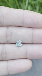 Load and play video in Gallery viewer, Montana Sapphire 1.26 CT Parti Blue Green Yellow Cushion Cut
