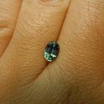 Load image into Gallery viewer, Montana Sapphire .87 CT Blue Green Oval Cut
