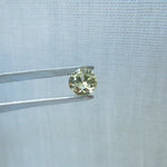 Load image into Gallery viewer, Montana Sapphire .43 CT Yellow Round Brilliant Cut
